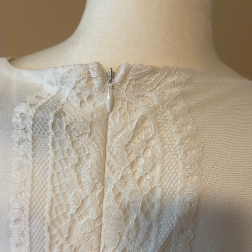 Elegant White Lace Maxi Dress, NWT Size XXL - Picture 4 of 5